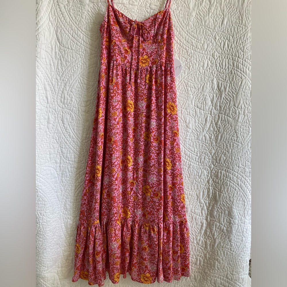 Pink floral Petal & Pup dress NWT. US size 4.